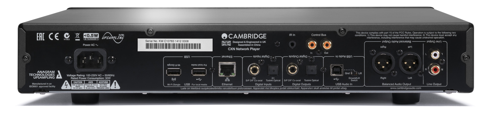 cxn cambridge dac streamer internetradio airplay bluethooth